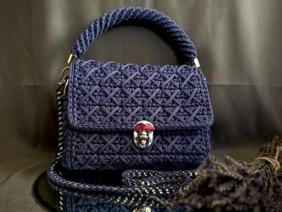 Download Crochet Pattern Women Handbag PDF Video - Hand Collection