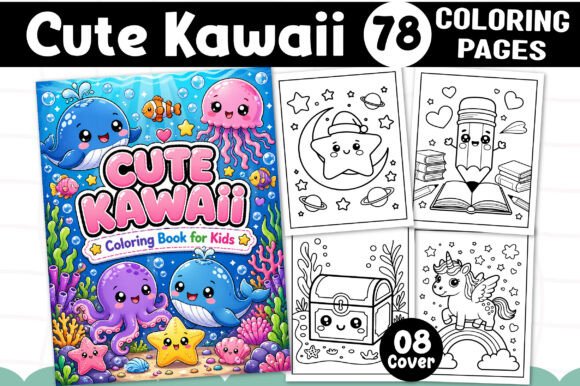 Download Cute Kawaii Coloring Pages for Adults - Kawaii Collection