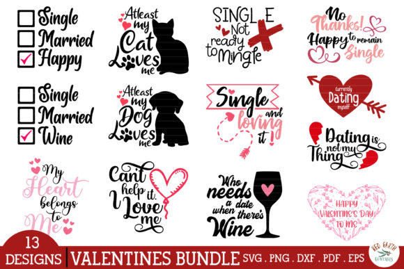 Download Anti Valentines Day Quotes Bundle SVG - Anti Collection