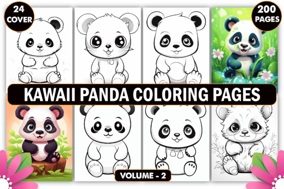 Download Kawaii Panda Coloring Pages for Kids - Kawaii Collection