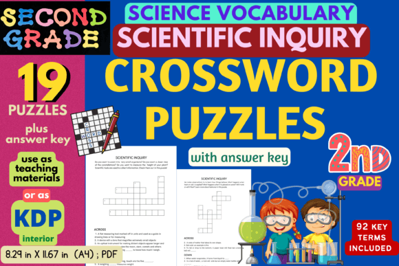 Download Scientific Inquiry Crossword, 2nd Grade - Premium Resources
