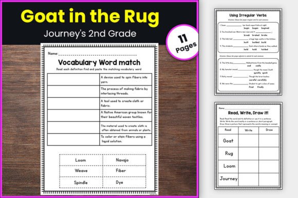 Download Journey's Rug Rules: 2nd Grade Activity - Premium Resources
