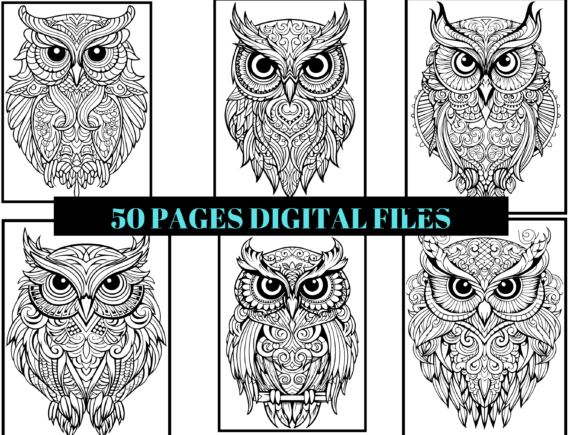 Download Enchanting Owl-Themed Coloring Pages - Anti Collection