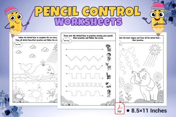 Download Pencil Control Worksheets for Kids - Pencil control worksheets Collection