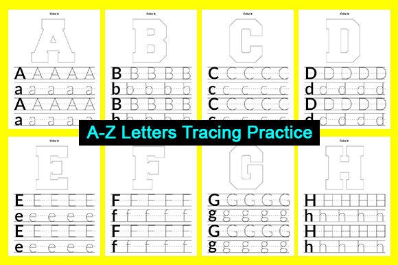 Download ABC Handwriting Tracing Book a-Z - Hand Collection
