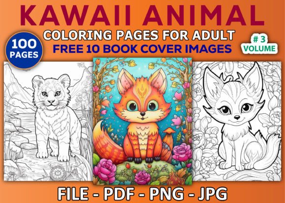 Download Kawaii Animal Coloring Pages for Adults - Kawaii Collection