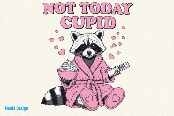 Download Not Today Cupid Raccoon Anti Valentine - Anti Collection