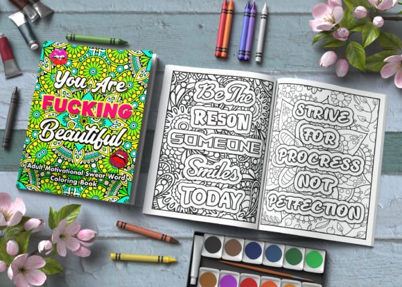 Download ADULT - Motivational Swear Words Coloring Book - Swear words coloring book Collection